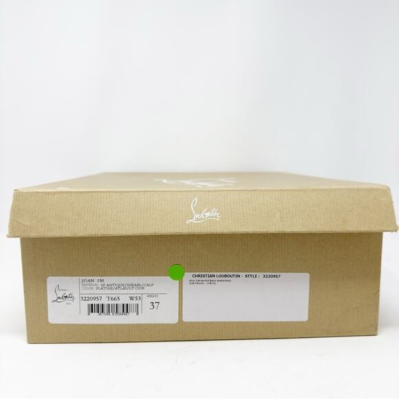 Christian Louboutin Joan Genuine Shearling Lined Platform Clogs EU 37 - Picture 12 of 12